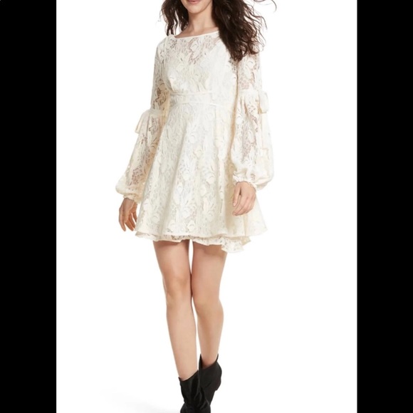 NWOT Free People Ruby Lace Dress - Picture 7 of 7